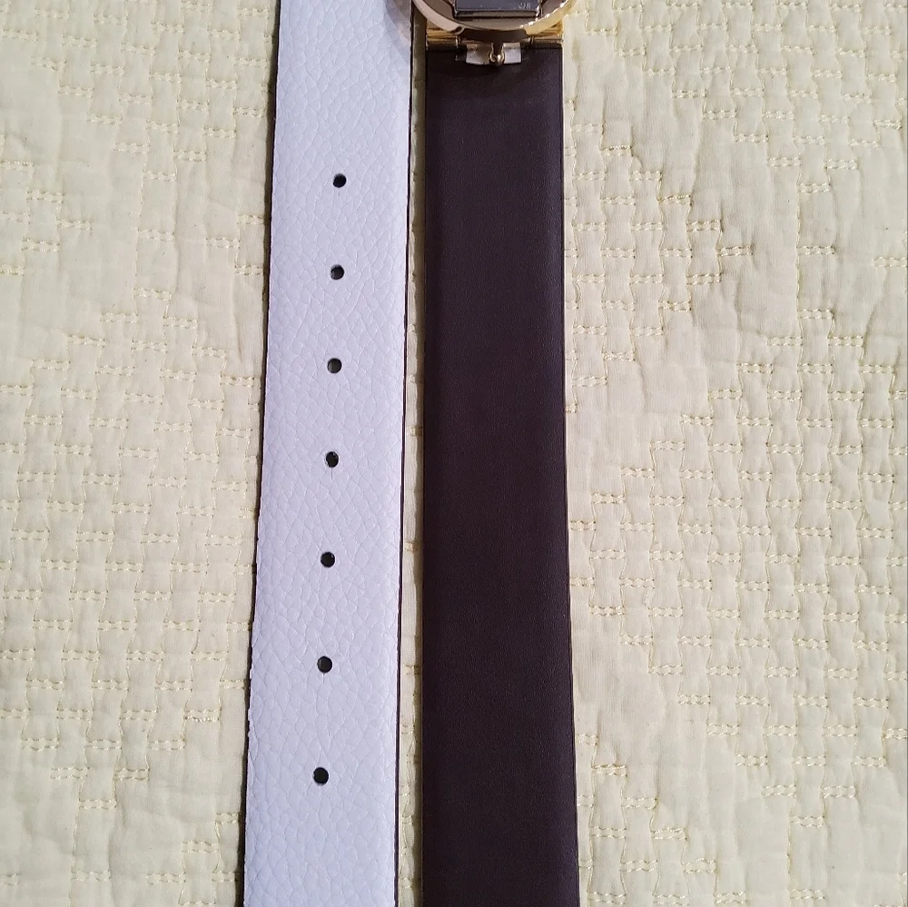 Michael Kors white brown